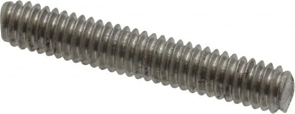 Value Collection - #8-32 1" OAL Fully Threaded Stud - Stainless Steel, Plain Finish - Americas Industrial Supply