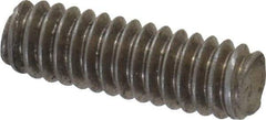 Value Collection - 1/4-20 3/4" OAL Fully Threaded Stud - Stainless Steel, Plain Finish - Americas Industrial Supply