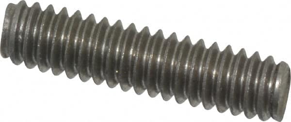 Value Collection - 1/4-20 1" OAL Fully Threaded Stud - Stainless Steel, Plain Finish - Americas Industrial Supply