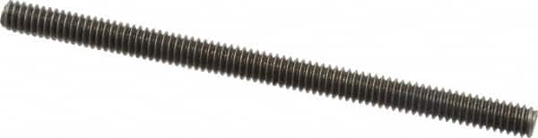 Value Collection - 1/4-20 4" OAL Fully Threaded Stud - Stainless Steel, Plain Finish - Americas Industrial Supply