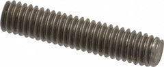 Value Collection - 5/16-18 1-1/2" OAL Fully Threaded Stud - Stainless Steel, Plain Finish - Americas Industrial Supply