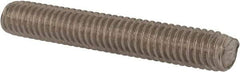 Value Collection - 5/16-18 2" OAL Fully Threaded Stud - Stainless Steel, Plain Finish - Americas Industrial Supply
