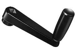Value Collection - 35mm Hub Diam Crank Handle - 17mm Round Bore, 26" High - Americas Industrial Supply