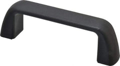 J.W. Winco - 4.61" Center to Center, Black Matte Finish Plastic Pull Handle - 1.57" High - Americas Industrial Supply