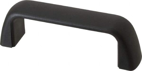 J.W. Winco - 105mm Center to Center, Black Matte Finish Plastic Pull Handle - 29mm Long, 37mm High - Americas Industrial Supply