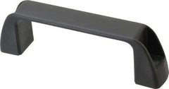 J.W. Winco - 5.2" Center to Center, Black Matte Finish Plastic Pull Handle - 1.46" Long, 1.77" High - Americas Industrial Supply