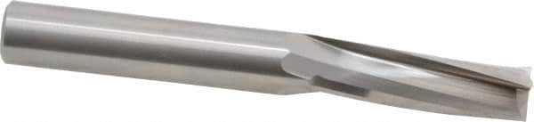 Onsrud - 1/2" Cutting Diam x 1-5/8" Length of Cut, 3 Flute, Upcut Spiral Router Bit - Uncoated, Right Hand Cut, Solid Carbide, 4" OAL x 1/2" Shank Diam, Three Edge, 10° Helix Angle - Americas Industrial Supply