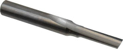Onsrud - 3/16" Diam, 1/4" Shank Diam, 5/8" Length of Cut, 1 Flute Single Edge Straight Router Bit - 2" Overall Length, Right Hand Cut, Solid Carbide - Americas Industrial Supply