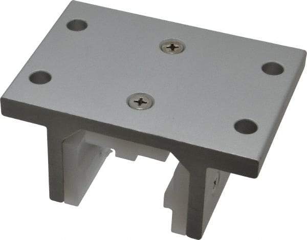 80/20 Inc. - 4" Wide, 1-7/8" High, Open Shelving Accessory/Component - Aluminum, 2.812" Deep, Use with Series 15 - 1530 Extrusion - Americas Industrial Supply