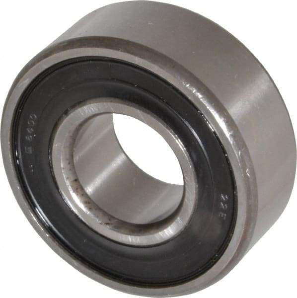 SKF - 20mm Bore Diam, 47mm OD, Double Seal Self Aligning Radial Ball Bearing - 18mm Wide, 2 Rows, Round Bore, 933 Lb Static Capacity, 3,780 Lb Dynamic Capacity - Americas Industrial Supply