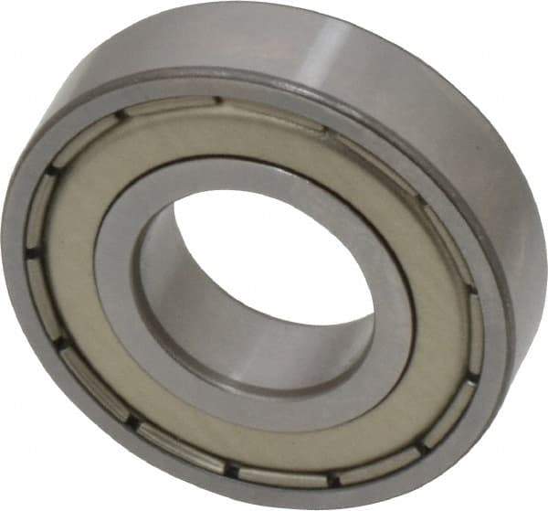 SKF - 5/8" Bore Diam, 1-3/8" OD, Double Shield Deep Groove Radial Ball Bearing - 0.3438" Wide, 1 Row, Round Bore, 731 Lb Static Capacity, 1,360 Lb Dynamic Capacity - Americas Industrial Supply