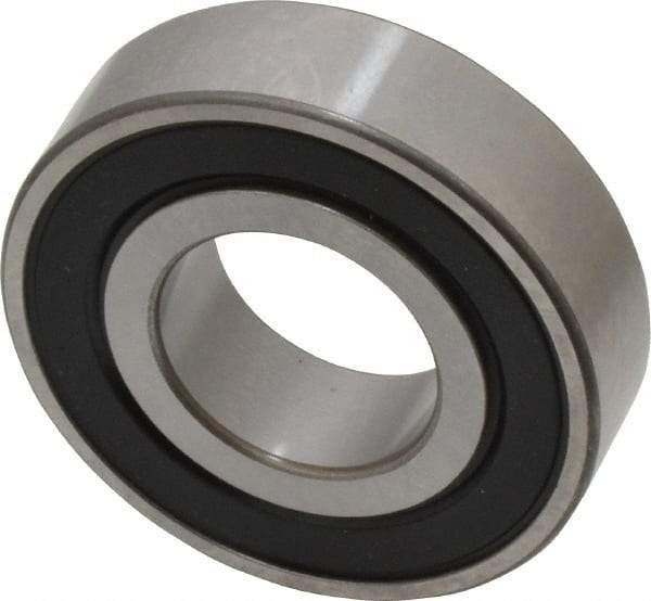 SKF - 3/4" Bore Diam, 1-5/8" OD, Double Seal Deep Groove Radial Ball Bearing - 7/16" Wide, 1 Row, Round Bore, 1,150 Lb Static Capacity, 2,100 Lb Dynamic Capacity - Americas Industrial Supply