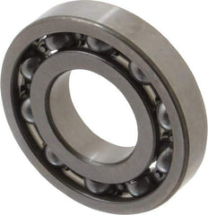 SKF - 7/8" Bore Diam, 1-7/8" OD, Open Deep Groove Radial Ball Bearing - 3/8" Wide, 1 Row, Round Bore, 1,320 Lb Static Capacity, 2,270 Lb Dynamic Capacity - Americas Industrial Supply