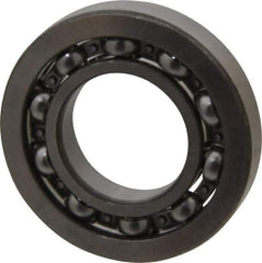 SKF - 1" Bore Diam, 2" OD, Open Deep Groove Radial Ball Bearing - 3/8" Wide, 1 Row, Round Bore, 1,350 Lb Static Capacity, 2,270 Lb Dynamic Capacity - Americas Industrial Supply