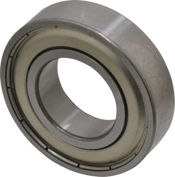 SKF - 1" Bore Diam, 2" OD, Double Shield Deep Groove Radial Ball Bearing - 1/2" Wide, 1 Row, Round Bore, 1,350 Lb Static Capacity, 2,270 Lb Dynamic Capacity - Americas Industrial Supply