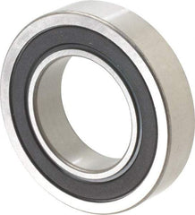 SKF - 1-1/4" Bore Diam, 2-1/4" OD, Double Seal Deep Groove Radial Ball Bearing - 1/2" Wide, 1 Row, Round Bore, 2,090 Lb Static Capacity, 3,150 Lb Dynamic Capacity - Americas Industrial Supply