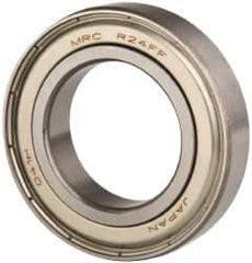 SKF - 1-1/2" Bore Diam, 2-5/8" OD, Double Shield Deep Groove Radial Ball Bearing - 9/16" Wide, 1 Row, Round Bore, 2,650 Lb Static Capacity, 3,780 Lb Dynamic Capacity - Americas Industrial Supply