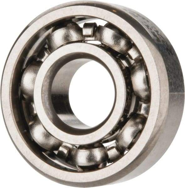 SKF - 3/16" Bore Diam, 1/2" OD, Open Deep Groove Radial Ball Bearing - 5/32" Wide, 1 Row, Round Bore, 110 Lb Static Capacity, 215 Lb Dynamic Capacity - Americas Industrial Supply