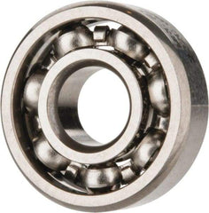 SKF - 3/16" Bore Diam, 1/2" OD, Open Deep Groove Radial Ball Bearing - 5/32" Wide, 1 Row, Round Bore, 110 Lb Static Capacity, 215 Lb Dynamic Capacity - Americas Industrial Supply