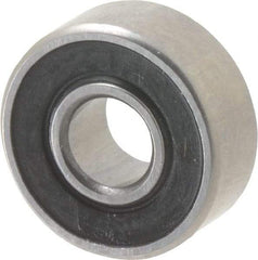 SKF - 3/16" Bore Diam, 1/2" OD, Double Seal Deep Groove Radial Ball Bearing - 5/32" Wide, 1 Row, Round Bore, 110 Lb Static Capacity, 215 Lb Dynamic Capacity - Americas Industrial Supply