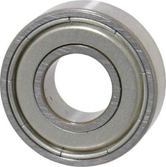 SKF - 3/8" Bore Diam, 7/8" OD, Double Shield Deep Groove Radial Ball Bearing - 9/32" Wide, 1 Row, Round Bore, 301 Lb Static Capacity, 746 Lb Dynamic Capacity - Americas Industrial Supply