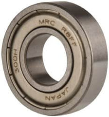 SKF - 1/2" Bore Diam, 1-1/8" OD, Double Shield Deep Groove Radial Ball Bearing - 5/16" Wide, 1 Row, Round Bore, 540 Lb Static Capacity, 1,140 Lb Dynamic Capacity - Americas Industrial Supply
