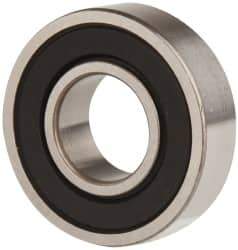 SKF - 1/2" Bore Diam, 1-1/8" OD, Double Seal Deep Groove Radial Ball Bearing - 5/16" Wide, 1 Row, Round Bore, 540 Lb Static Capacity, 1,140 Lb Dynamic Capacity - Americas Industrial Supply