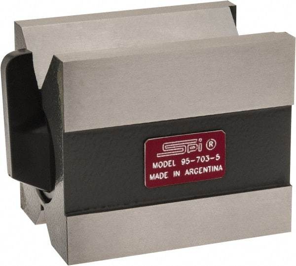 SPI - 0.19 to 1-3/4" Capacity, 90° Angle, Hardened Steel V-Block - 2-3/4" Long x 2" Wide x 2-3/8" High, Sold as Individual - Americas Industrial Supply