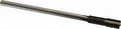 Made in USA - 0.3151 to 0.347" Diam, 9/32" Diam Shank, 1-1/2" Flute, Semi Finish Semi Ground Chucking Reamer - Americas Industrial Supply