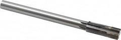 Made in USA - 0.8471 to 0.878" Diam, 3/4" Diam Shank, 2-5/8" Flute, Semi Finish Semi Ground Chucking Reamer - Americas Industrial Supply