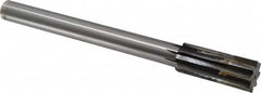Made in USA - 1.0661 to 1.128" Diam, 7/8" Diam Shank, 2-7/8" Flute, Semi Finish Semi Ground Chucking Reamer - Americas Industrial Supply
