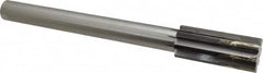Made in USA - 1.3156 to 1.378" Diam, 1" Diam Shank, 3-1/4" Flute, Semi Finish Semi Ground Chucking Reamer - Americas Industrial Supply