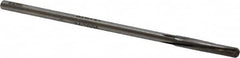 Made in USA - 3/16" Carbide-Tipped 4 Flute Chucking Reamer - Spiral Flute, 11/64" Straight Shank, 1-1/8" Flute Length, 4-1/2" OAL - Americas Industrial Supply