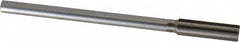 Made in USA - 9/16" Carbide-Tipped 6 Flute Chucking Reamer - Straight Flute, 0.4355" Straight Shank, 2" Flute Length, 8" OAL - Americas Industrial Supply