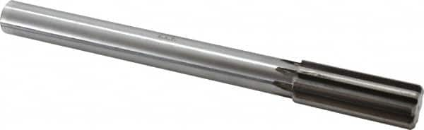 Made in USA - 1-1/16" Carbide-Tipped 8 Flute Chucking Reamer - Straight Flute, 7/8" Straight Shank, 2-3/4" Flute Length, 10-1/2" OAL - Americas Industrial Supply