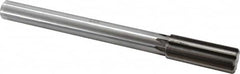 Made in USA - 1-1/16" Carbide-Tipped 8 Flute Chucking Reamer - Straight Flute, 7/8" Straight Shank, 2-3/4" Flute Length, 10-1/2" OAL - Americas Industrial Supply