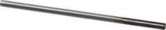 Made in USA - 1/4" Carbide-Tipped 4 Flute Chucking Reamer - Straight Flute, 1-1/2" Straight Shank, 1-1/2" Flute Length, 6" OAL - Americas Industrial Supply