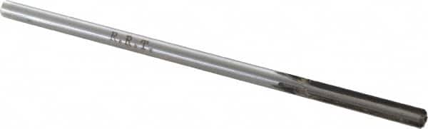 Made in USA - 0.1865" Carbide-Tipped 4 Flute Chucking Reamer - Straight Flute, 1-1/8" Straight Shank, 1-1/8" Flute Length, 4-1/2" OAL - Americas Industrial Supply