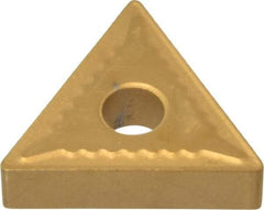 Interstate - TNMG542 Grade TCN55 Carbide Turning Insert - TiN Finish, 60° Triangle, 5/8" Inscr Circle, 1/4" Thick, 1/32" Corner Radius - Americas Industrial Supply
