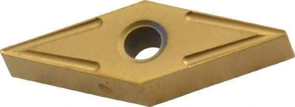 Interstate - VNMG331 Grade TCN55 Carbide Turning Insert - TiN Finish, 35° Diamond, 3/8" Inscr Circle, 3/16" Thick, 1/64" Corner Radius - Americas Industrial Supply