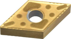 Interstate - DNMG431 P Grade TCN55 Carbide Turning Insert - TiN Finish, 55° Diamond, 1/2" Inscr Circle, 3/16" Thick, 1/64" Corner Radius - Americas Industrial Supply
