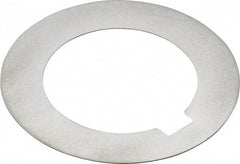 Made in USA - 0.078" Long x 3/16" Wide Notch, 0.01" Thick Internal Notched Washer - 301-304 Stainless Steel, 7/8" ID, 1-3/8" OD - Americas Industrial Supply
