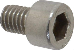 Value Collection - M6x1.00 Metric Coarse Hex Socket Drive, Socket Cap Screw - Grade 18-8 & Austenitic A2 Stainless Steel, Uncoated, Fully Threaded, 8mm Length Under Head - Americas Industrial Supply
