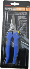 Value Collection - 3" LOC, 7-1/2" OAL Light Duty Shears - Ambidextrous, Plastic Straight Handle, For General Purpose Use - Americas Industrial Supply