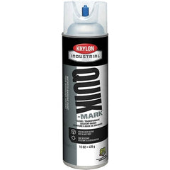 Krylon - 20 fl oz Clear Marking Paint - 50 to 60 Sq Ft Coverage, Solvent-Based Formula - Americas Industrial Supply