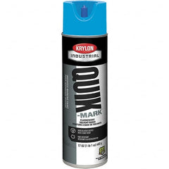 Krylon - 20 fl oz Blue Marking Paint - 50 to 60 Sq Ft Coverage, Solvent-Based Formula - Americas Industrial Supply