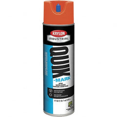 Krylon - 20 fl oz Orange Marking Paint - 50 to 60 Sq Ft Coverage, Water-Based Formula - Americas Industrial Supply