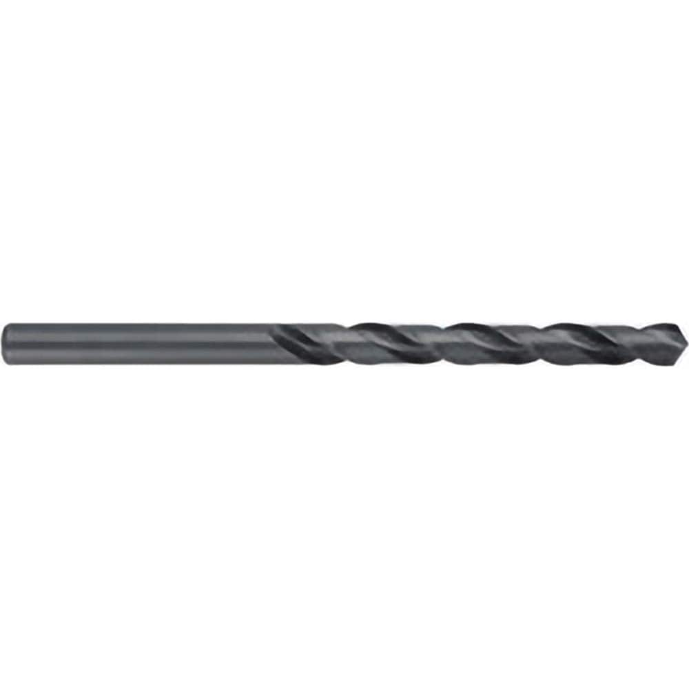 Taper Length Drill Bit: 0.8750″ Dia, 118 ° Black Oxide Finish, 6.125″ Flute Length, RH Cut, Spiral Flute, Straight Shank, Series 525