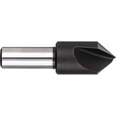 Titan USA - Countersinks; Head Diameter (Inch): 1/4 ; Head Diameter (Decimal Inch): 0.2500 ; Number of Flutes: 1 ; Included Angle: 90 ; Countersink Material: Solid Carbide ; Countersink Finish/Coating: Uncoated - Exact Industrial Supply