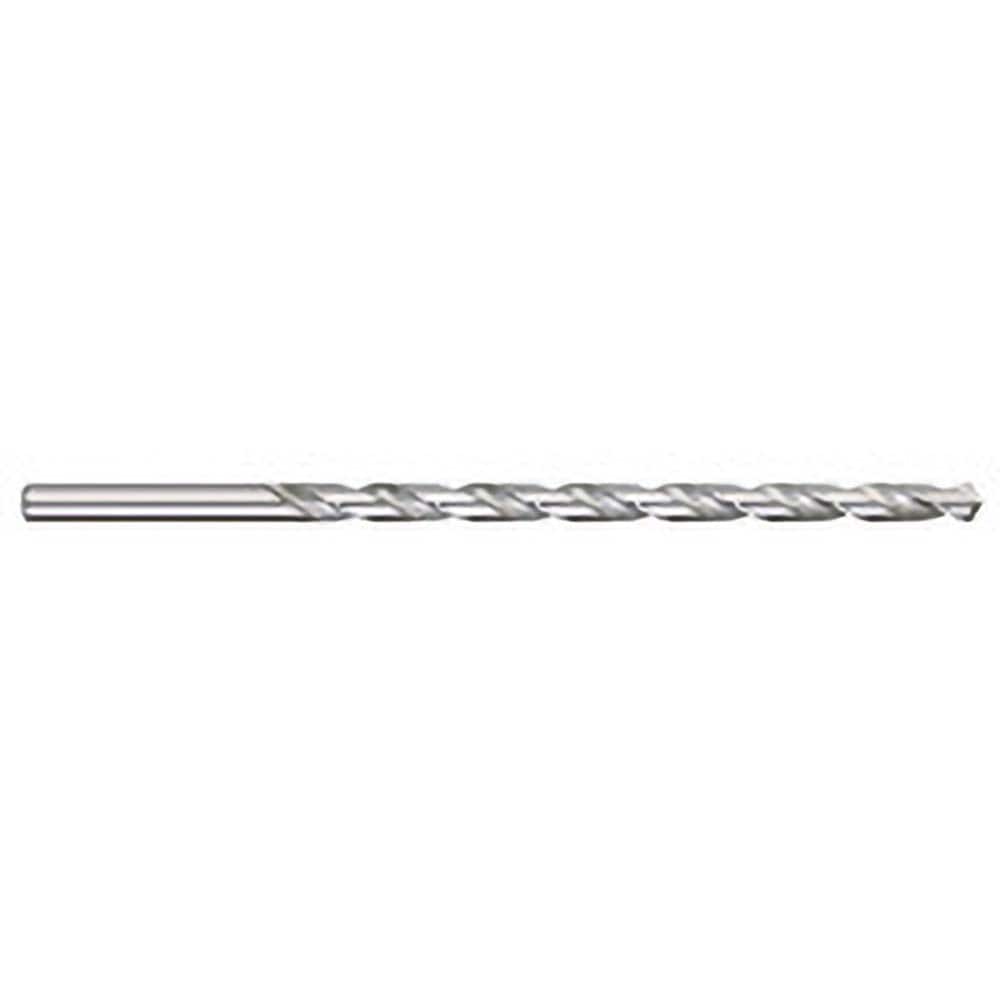 Titan USA - Extra Length Drill Bits; Drill Bit Size (Inch): 1/8 ; Drill Bit Size (Decimal Inch): 0.1250 ; Drill Point Angle: 118 ; Drill Bit Material: High Speed Steel ; Drill Bit Finish/Coating: Uncoated ; Overall Length (Inch): 12 - Exact Industrial Supply